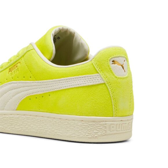 Puma Mens Suede Neon Yellow Shoes (NWT) - Picture 3 of 5